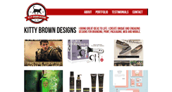 Desktop Screenshot of kittybrowndesigns.com