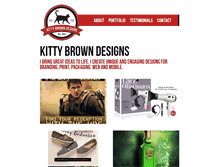 Tablet Screenshot of kittybrowndesigns.com